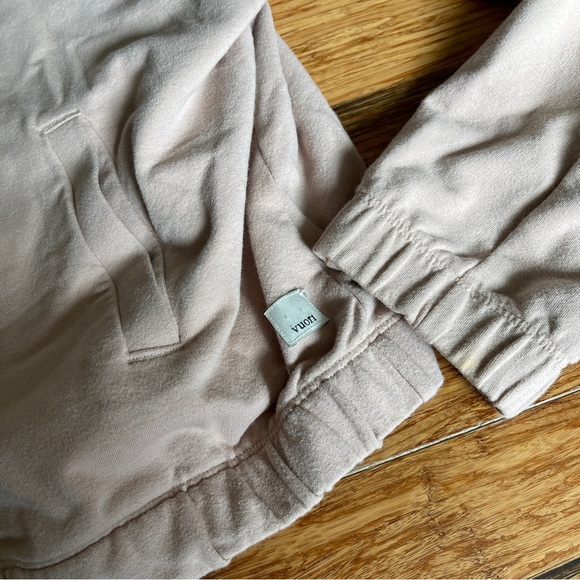 Vuori Laguna Full Zip Hoodie in Blush Pink Size Small - Picture 5 of 6